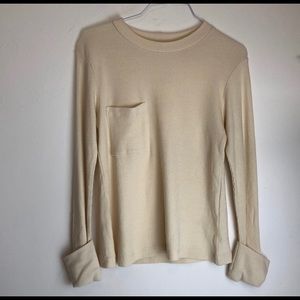 LNA NWOT never worn thermal cream top